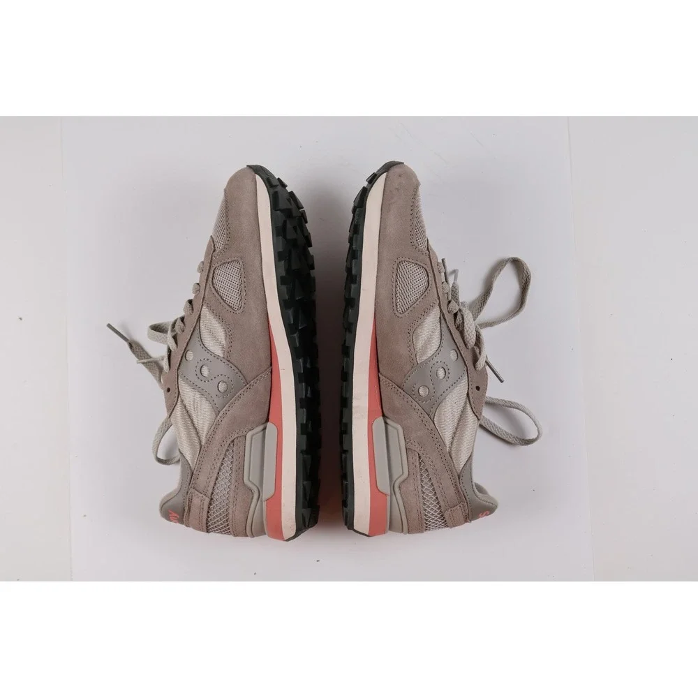 Saucony Shadow 5000 Sneaker Taupe Grey Coral 8.5 Suede Mesh S70668-5